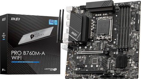 MSI Pro B760M A WiFi DDR5 (Intel 13th Gen Motherboard) - Anigma